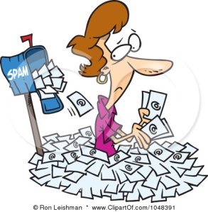 1048391-royalty-free-rf-clip-art-illustration-of-a-cartoon-woman-in-spam-mail-by-a-mailbox